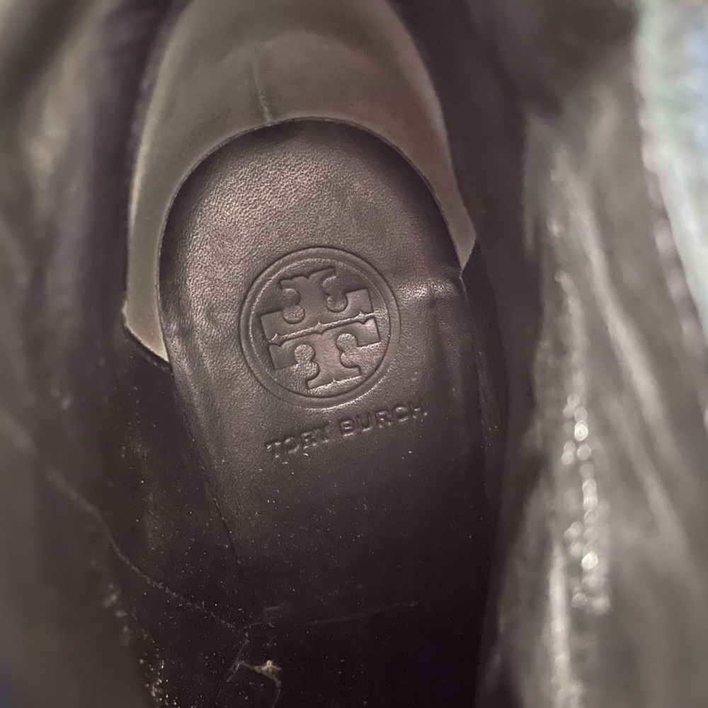 Tory Burch black leather Wedge bootie - Picture 10 of 13